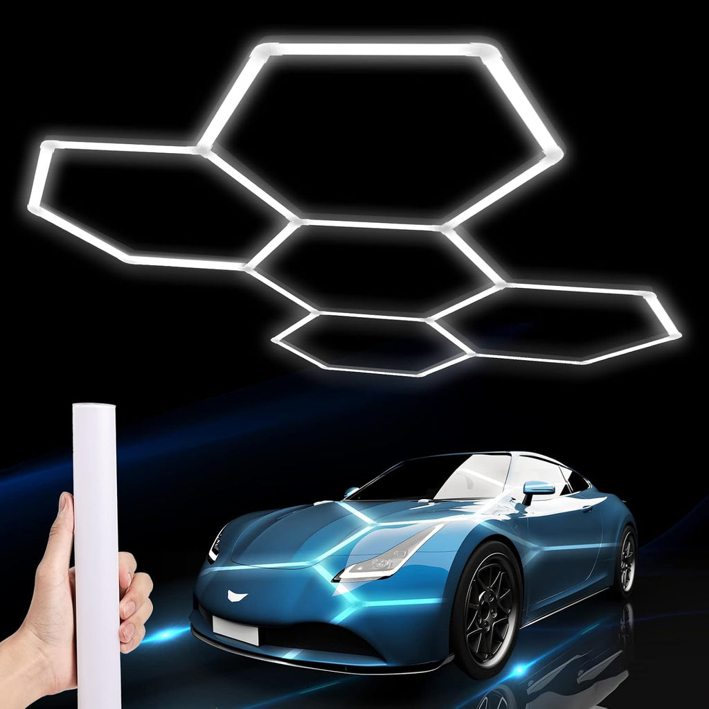 Hexagon LED Lighting Kit – 5 Hex Shapes (456W, 54,720lm)