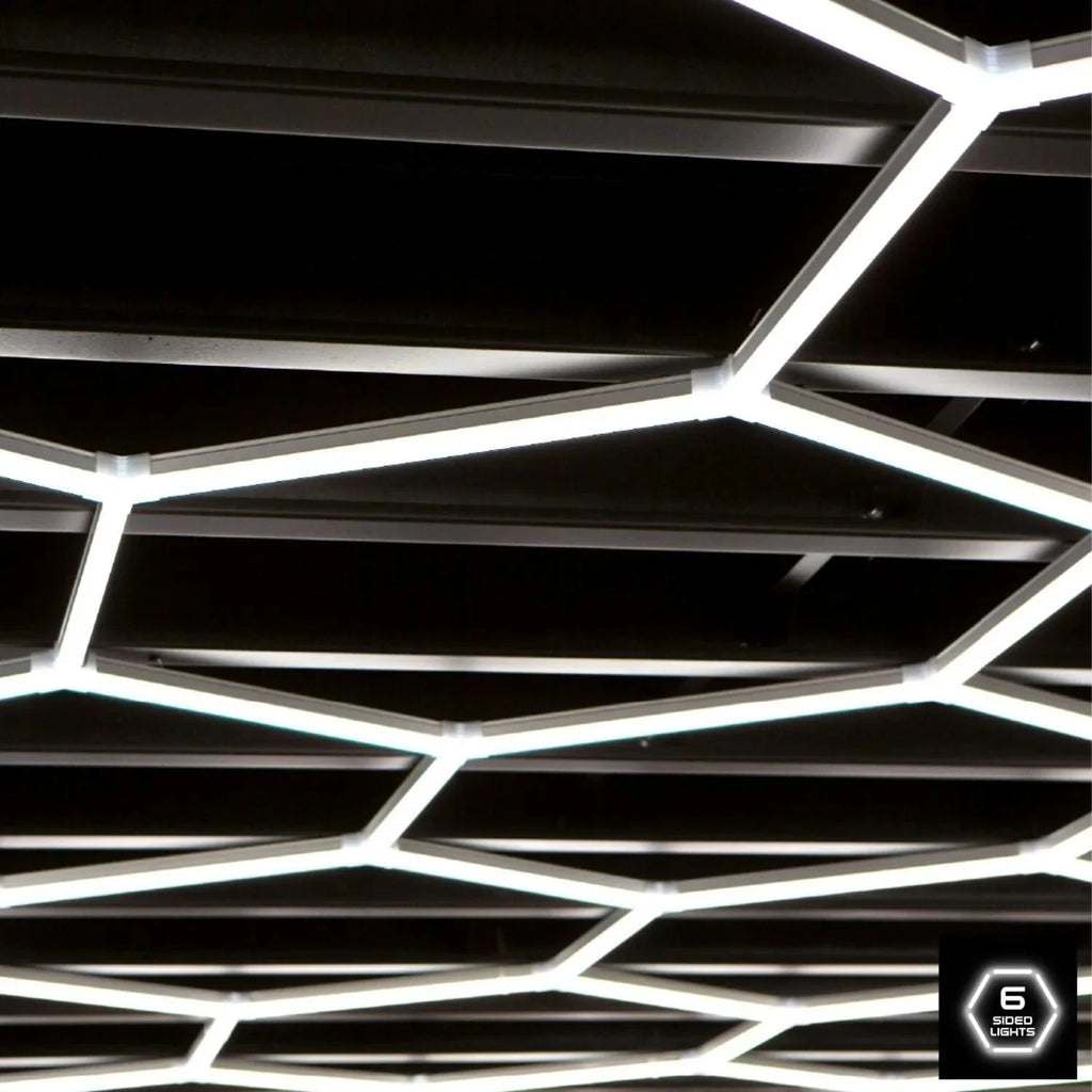 Hexagon LED Lighting Kit – 8 Hex Shapes (456W, 54,720lm)